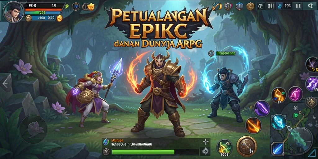 Tangkapan layar F08 menampilkan aksi seru dalam pertarungan ARPG.