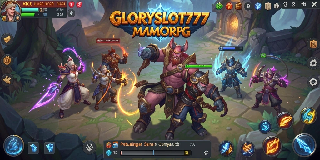 Tampilan gameplay GLORYSLOT777 yang memukau dan interaktif.