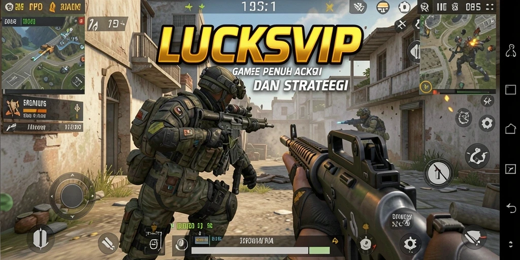 Tampilan gameplay yang seru dan mendebarkan dari LUCKSVIP.