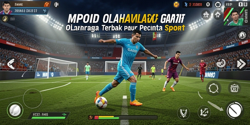 Tampilan menarik dari gameplay <strong>MPOID</strong> dengan berbagai cabang olahraga.