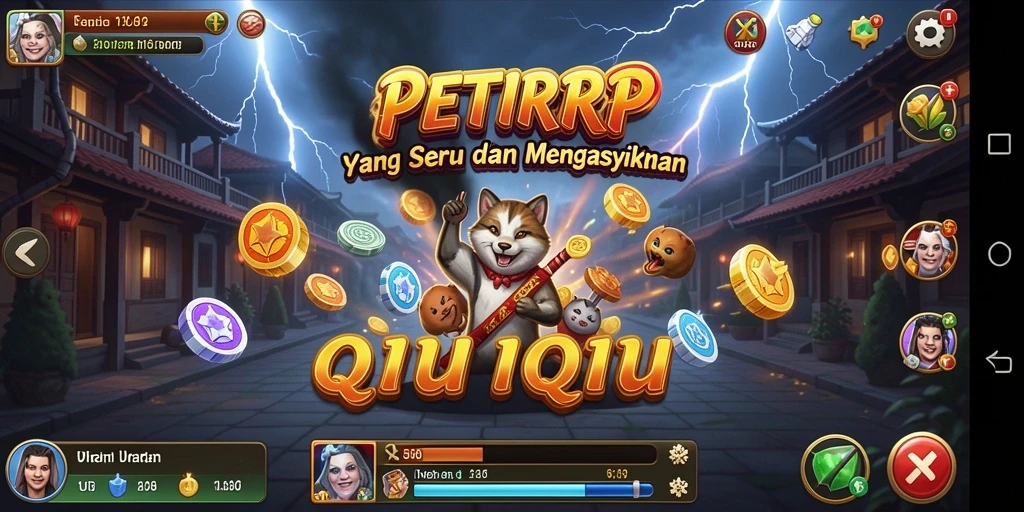 Gameplay QiuQiu PETIRRP dengan teman-teman yang seru.