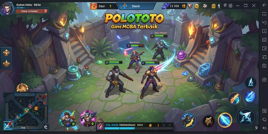 Tampilan menarik dari gameplay <strong>POLOTOTO</strong> dengan aksi pertempuran seru.