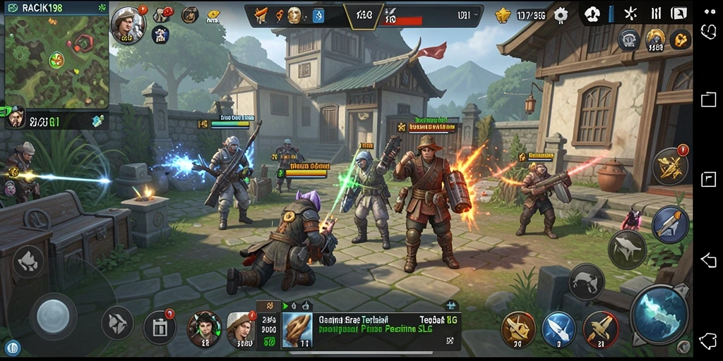 Screenshot gameplay RACIK198 menunjukkan pertempuran strategis yang mendebarkan.