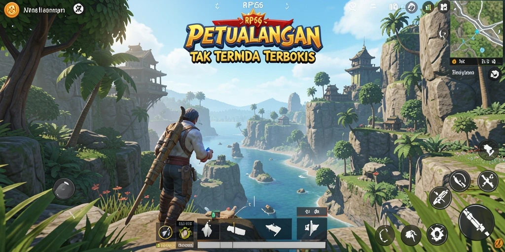 Gameplay seru di dunia terbuka RP66 dengan grafis memukau.
