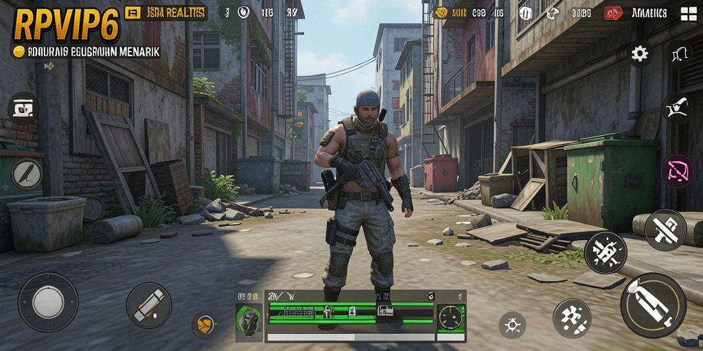 Tampilan gameplay RPVIP6 yang memukau dan interaktif.