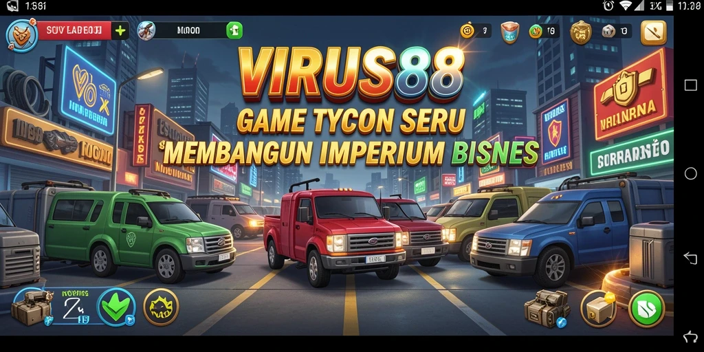 Tampilan gameplay <strong>VIRUS88</strong> yang seru dan menantang.