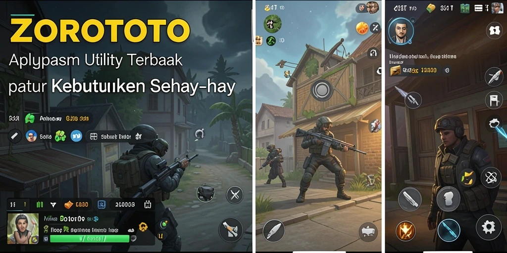Tampilan antarmuka ZOROTOTO yang user-friendly dan intuitif.